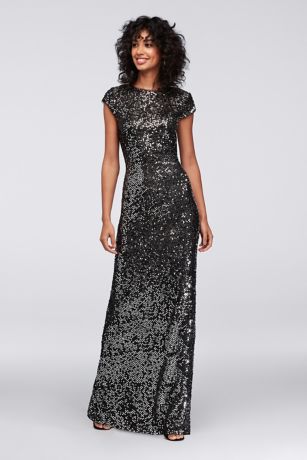 cap sleeve sequin dress