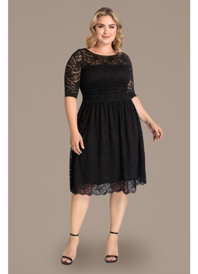 Luna Lace Plus Size Dress | David's Bridal