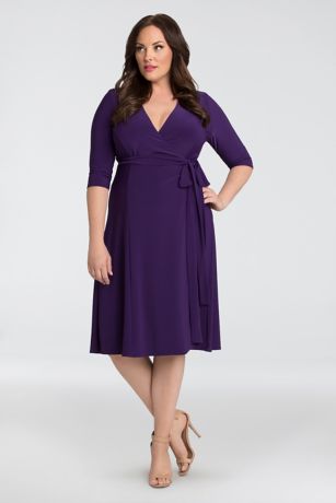 wrap dress plus