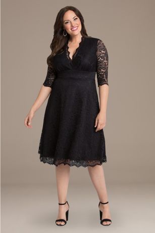 long black dress plus size cheap