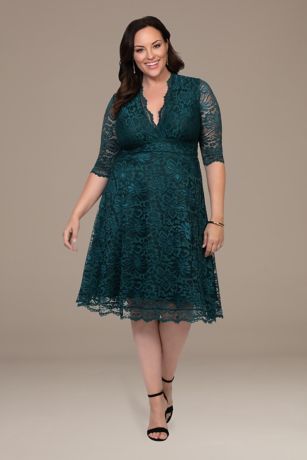Picture of Mademoiselle Lace Plus Size Dress