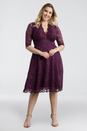 Picture of Mademoiselle Lace Plus Size Dress