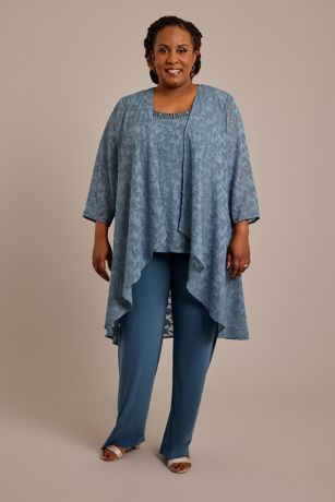 Picture of Three-Piece Jacquard Pantsuit