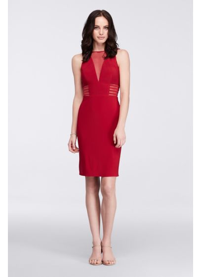 Short Sheath Tank Cocktail and Party Dress - Morgan and Co