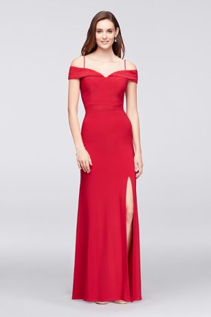 morgan and co off the shoulder dress