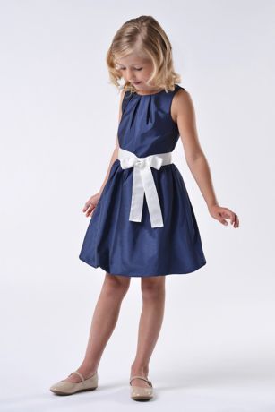 taffeta flower girl dresses