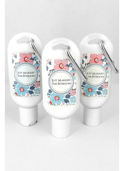 Personalized Floral Pattern Sunscreen - Offer your guests a reason to LOVE sun