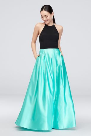 long skirt gown and top