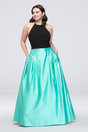 plus size satin skirt