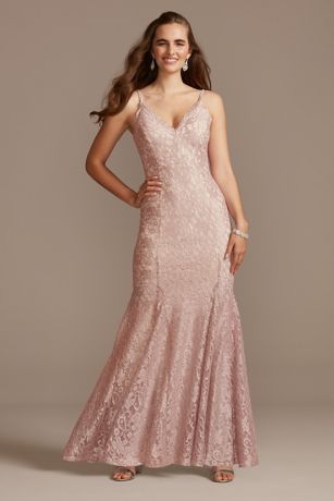 mauve glitter dress