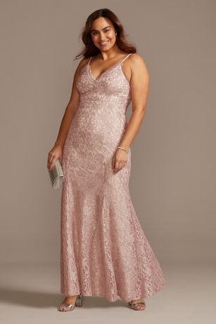 morgan and co glitter lace gown