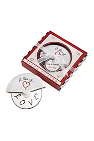  A Slice of Love Stainless Steel Pizza Cutter Favor