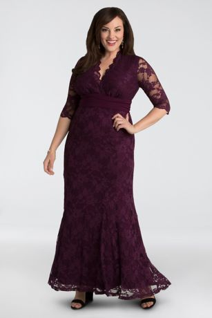 david's bridal cocktail dresses plus size