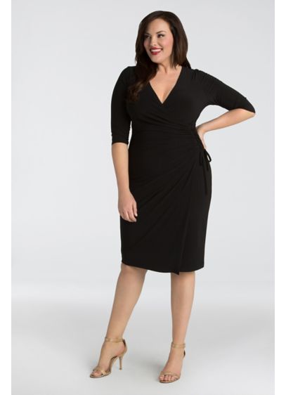 Cocktail Dress With Ruching - Plus Size 2020