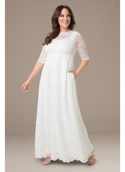 Sweet Serenity Plus  Size  Wedding  Gown David s Bridal 
