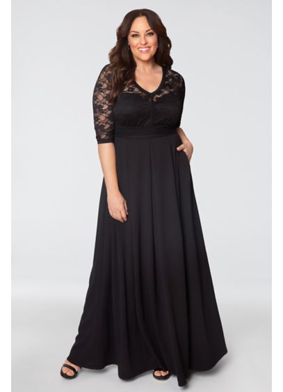 Madeline Plus Size Evening Gown | David's Bridal