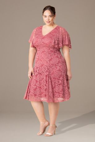 Picture of Plus Size Camille Lace A-Line Dress