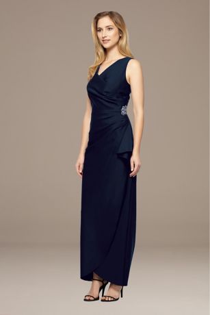Picture of Smoothing Compression Knit Mock Wrap Gown