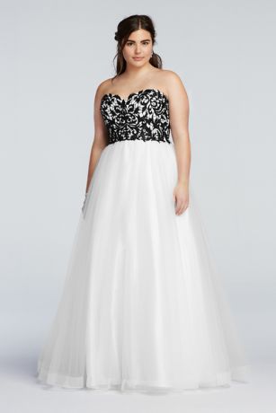 david's bridal white formal dresses