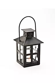  Black Mini-Lantern Tea Light Holder