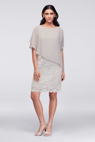 chiffon sheath dress