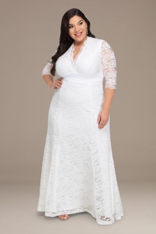 kiyonna amour lace wedding gown