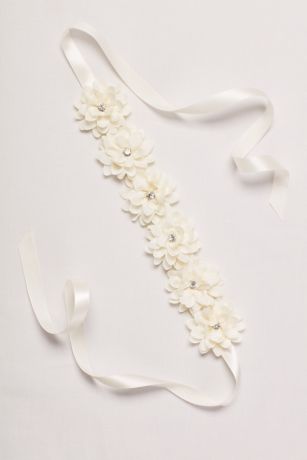 david's bridal sash flower girl