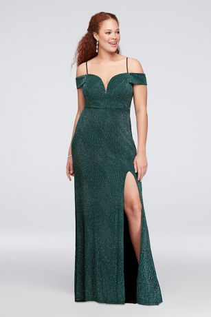 plus size deep plunge dress