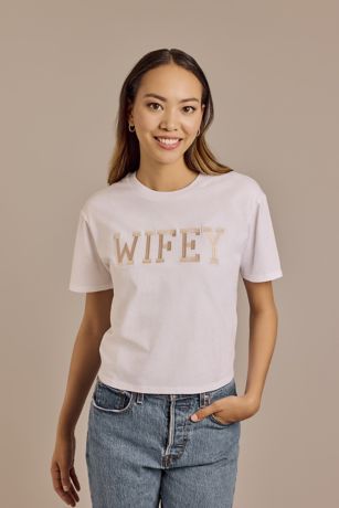 Picture of Wifey Embroidered T-Shirt