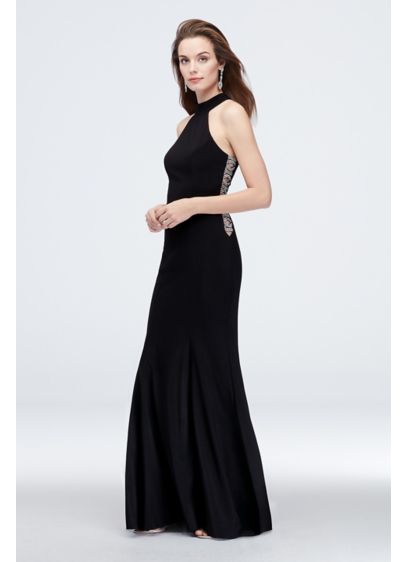 Long Sheath Halter Formal Dresses Dress - Xscape