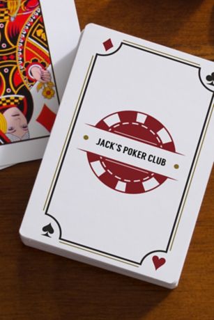 Picture of Poker Night Personalized Playing Cards