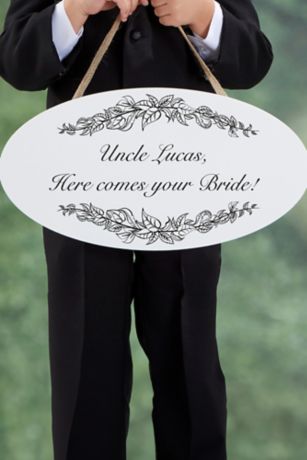 Picture of Write Your Own Personalized Wedding Oval Wood Sign