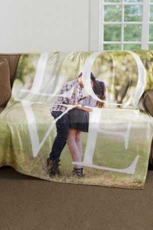Picture of LOVE Personalized 50x60 Plush Fleece Photo Blanket