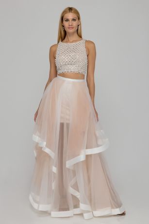 terani couture two piece dress