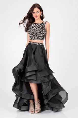 high low ball gown skirt