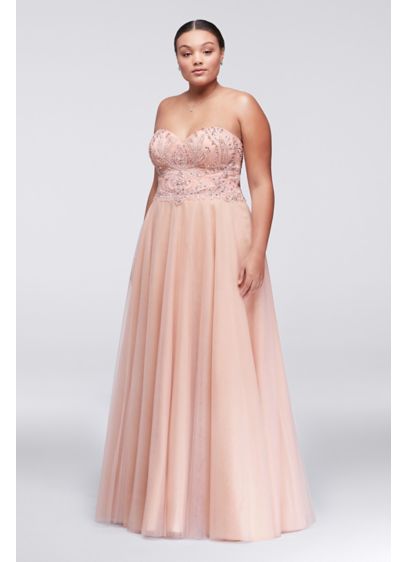 Long Ballgown Strapless Formal Dresses Dress - Glamour