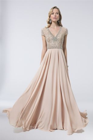 terani couture beaded bodice gown