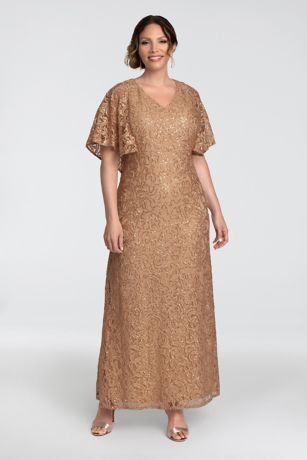 plus size champagne formal dresses