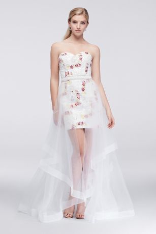 organza overlay dress