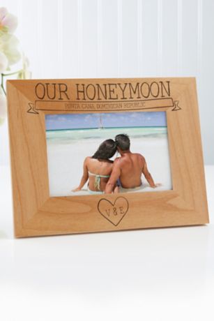 Picture of Honeymoon Personalized Picture Frame