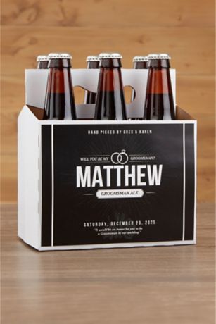 Picture of Personalized Beer Bottle Labels  Carrier