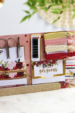 Picture of Burgundy Floral Wedding Survival Kit
