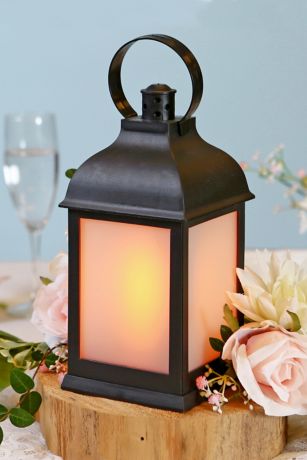 Picture of LED Vintage Decorative Black Lantern Set