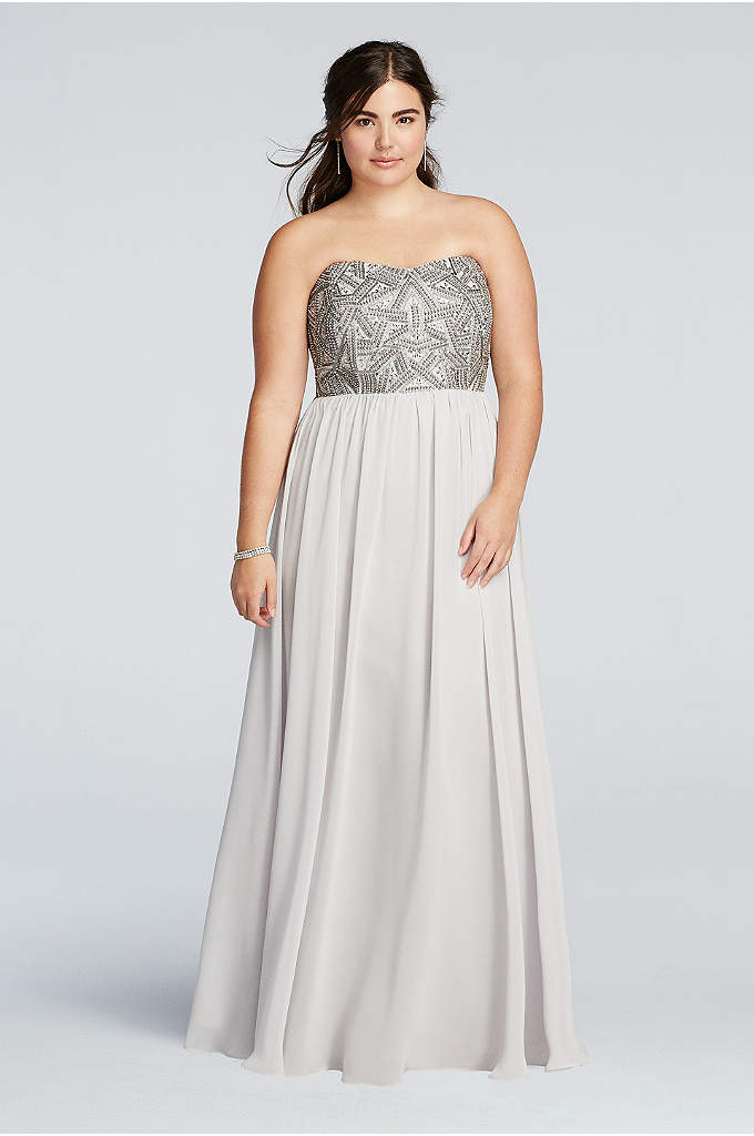 Strapless Formal Dress
