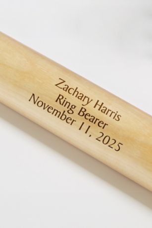 Picture of Ring Bearer Personalized 18 Mini Baseball Bat