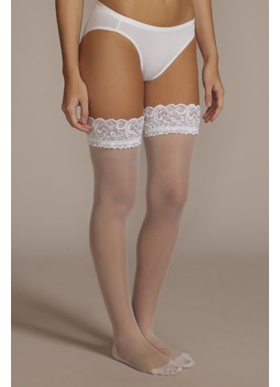 Coquette Bride to Be Thigh Highs - Wedding Accessories