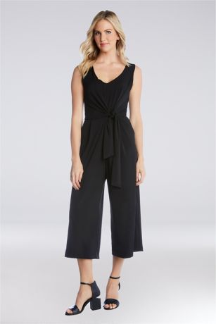 karen kane tie front jumpsuit
