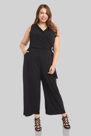 pleated jumpsuit plus size