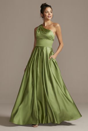 gown one shoulder