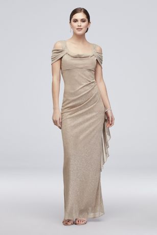 rm richards long cold shoulder dress